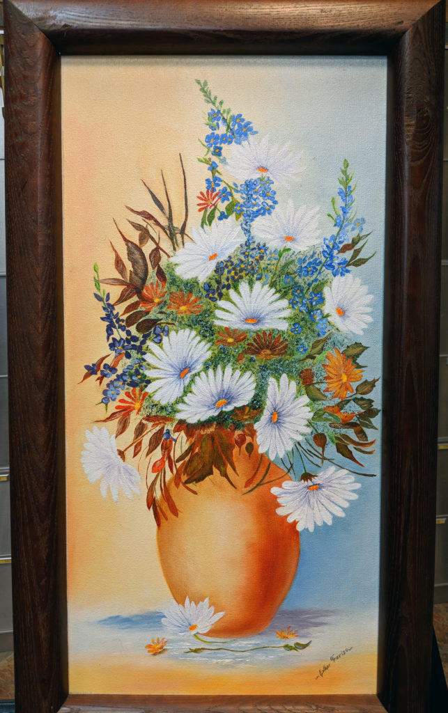 Flowers in Vase painting by Esther Trevizo